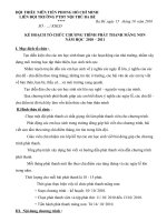 kế hoạch phát thanh măng non của trường PTDT Nội trú