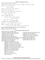 bai tap theo de cuong hk II