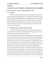 Phân tích tình hình tài chính tại công ty TNHH Thương Mại Sản Xuất Quế Minh