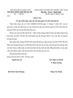 báo cáo về cuộc thi viết thu UPU