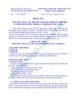 Báo cáo tổng kết chi hội chữ thập đỏ