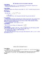 De thi hoc sinh gioi mon toan lop 8 huyen nhu thanh