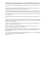 10 khuyến cáo phòng chống cúm A/H1N1 tại nơi làm việc