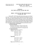 KE HOACH PHẢT TRIEN GD NAM HOC