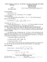 Đề thi thử vào lớp 10 môn Toán lần 2 năm 2015 Phòng GD-ĐT Việt Yên, Bắc Giang