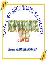 Bài giảng điện tử tham khảo thao giảng, thi GV anh 6 Unit 6 Places  (29)