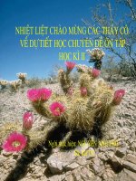 Chuyen de: On tap hoc ki ii