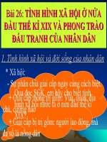 LỊCH SỬ 10 - BÀI 26