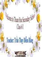 Bài giảng điện tử tham khảo thao giảng, thi GV anh 6 Unit 6 Places  (34)