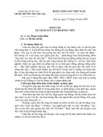 Bao cao tu giam sat can bo dang vien.