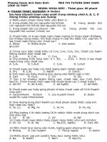 Tuyen sinh vao lop 10 huyen Bac Binh