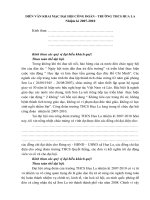 DIỄN VĂN KHAI MẠC, BÊ MAC ĐẠI HỘI CÔNG ĐOÀN