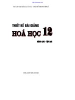 Thiet ke bai giang hoa hoc 12 tap 2 Nang Cao