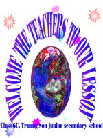 Bài giảng điện tử tham khảo thao giảng, thi GV anh 6 Unit 6 Places  (24)