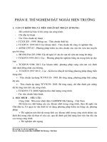 Các thí nghiệm đất tại hiện trường