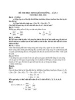 ĐỀ THI HSG TRƯỜNG THÁNG 3 MÔN TOÁN