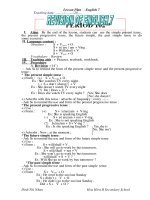 Revision of the second term (No.1)