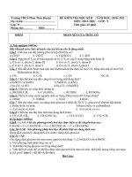 đe kt hoa 9 hk II- y