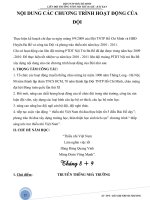 chương trình hoạt động đội của trường PTDT Nội trú Ba Bể- Bắc Kạn