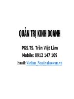 Slide bài giảng môn quản trị kinh doanh: Chương 1: Kinh doanh và môn học quản trị kinh doanh