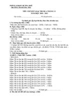 Tiêu chí xếp loại thi đua tháng 11