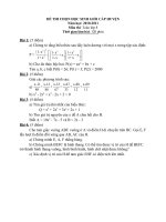 de thi hsg toan hay lop 8 tinh nghe an