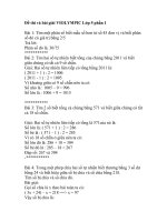 lời giải violympic toán 5