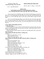 Báo cáo tổng kết chi bộ