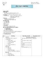 Giáo án sinh 6 tuần 25 - 37