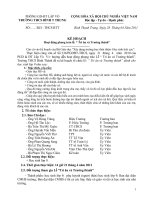 KẾ HOẠCH TỔ CHỨC LỄ TRI ÂN TRƯỞNG THÀNH