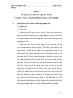 luận văn quản trị kinh doanh những biện pháp nhằm nâng cao khả năng cạnh tranh của công ty cổ phần thanh quang