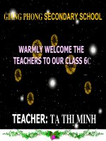 Bài giảng điện tử tham khảo thao giảng, thi GV anh 6 Unit 6 Places  (28)