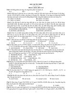 Bài tập ôn THPT