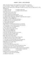 101 bai tap andehit - xeton - axit cacboxilic (Hay)