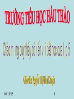 bai giang CNTT. MRVT Bao ve moi truong