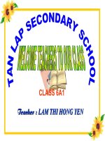 Bài giảng điện tử tham khảo thao giảng, thi GV anh 6 Unit 6 Places  (30)