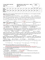 đề thi thử HK2-12NC
