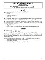 de cuong on tap toan 9 ky II nam hoc 2010-2011