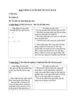 Giáo án: Định luật ôm cho toàn mạch