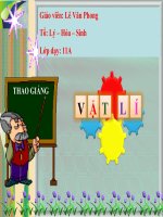 Giáo án vật lí 11: Mat