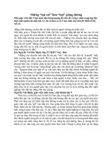 Những “hạt cát” làm “bụi” giảng đường