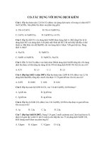 Chuyên đề CO2 tác dụng với dung dịch kiềm