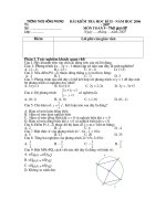 Kiem tra hoc ki II toan 6, 7, 8, 9 co dap an