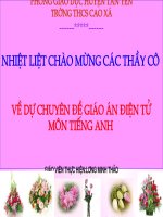 Bài giảng điện tử tham khảo thao giảng, thi GV Anh 6 Unit 8 Out and about (2)