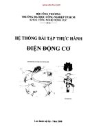 HỆ THỐNG BÀI TẬP THỰC HÀNH ĐIỆN ĐỘNG CƠ