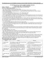 Bài giảng ôn thi TN tiến hóa và sinh thái chuẩn tháng 4-2011