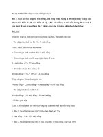 Bài tập tính thuế Thu nhập cá nhân có lời giải đáp án