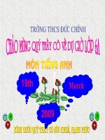 Bài giảng điện tử tham khảo thao giảng, thi GV Anh 6 Unit 8 Out and about (3)