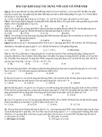 KIM LOẠI TÁC DỤNG VỠI AXIT