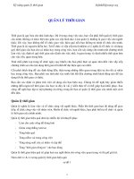 Kỹ năng quản lý thời gian